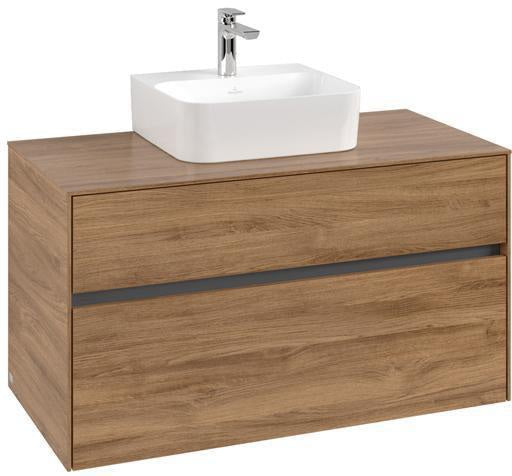 Villeroy & Boch Waschtischunterschrank Collaro 1000 mm Kansas Oak mit SoftClosing
