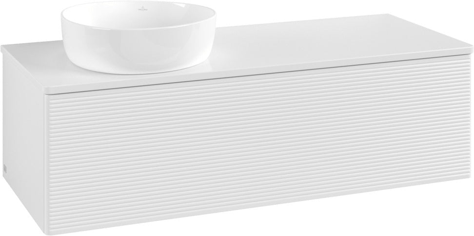 Villeroy & Boch Antao Waschbeckenunterschrank 1200 mm Glossy White Lacquer mit Auszugsbeleuchtung