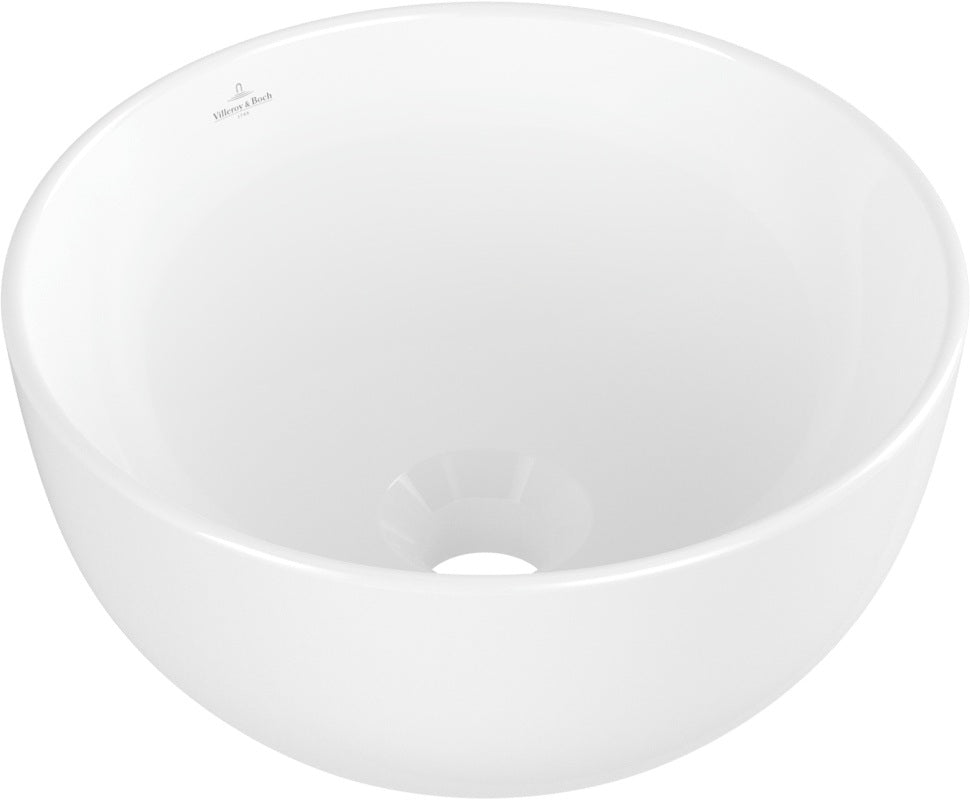 Villeroy & Boch Artis Aufsatzwaschbecken 325 mm rund Weiß Alpin CeramicPlus