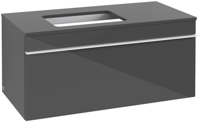Villeroy & Boch Venticello Waschtischunterschrank Glossy White 957 mm, Auszug links