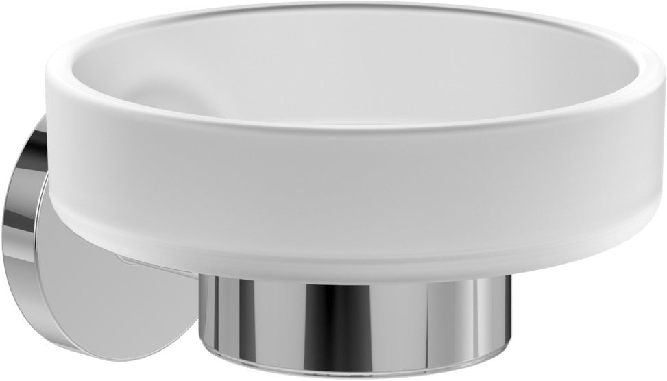 Villeroy & Boch Elements - Tender Seifenschale TVA1 51019000, 117x100x43 mm, Chrom, mit satiniertem Glas