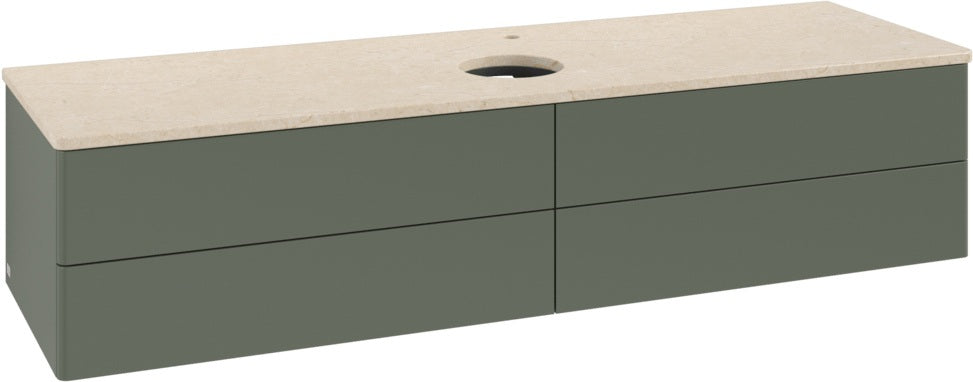 Villeroy & Boch Antao Waschtischunterschrank 1600 mm Anthracite Matt Lacquer mit 4 Auszügen