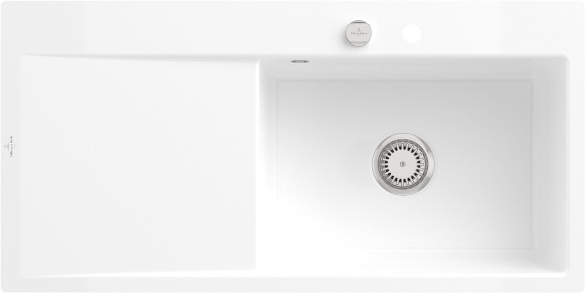Villeroy & Boch Subway Style 60 Flat Einbauspüle 980x490mm Weiß Alpin CeramicPlus