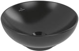 Villeroy & Boch Loop & Friends Aufsatzwaschbecken 380 mm rund Ebony CeramicPlus