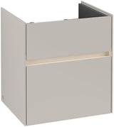 Villeroy & Boch Collaro Waschtischunterschrank 510 mm White Wood mit LED-Beleuchtung und 2 Auszügen