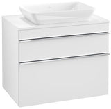 Villeroy & Boch Venticello Waschtischunterschrank 757 mm Glossy White mit 2 Auszügen