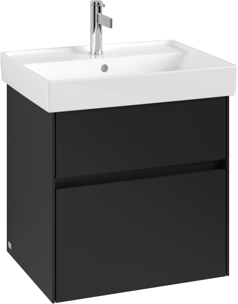 Villeroy & Boch Waschbeckenunterschrank Collaro C008 B0 Kansas Oak mit LED-Beleuchtung und SoftClosing