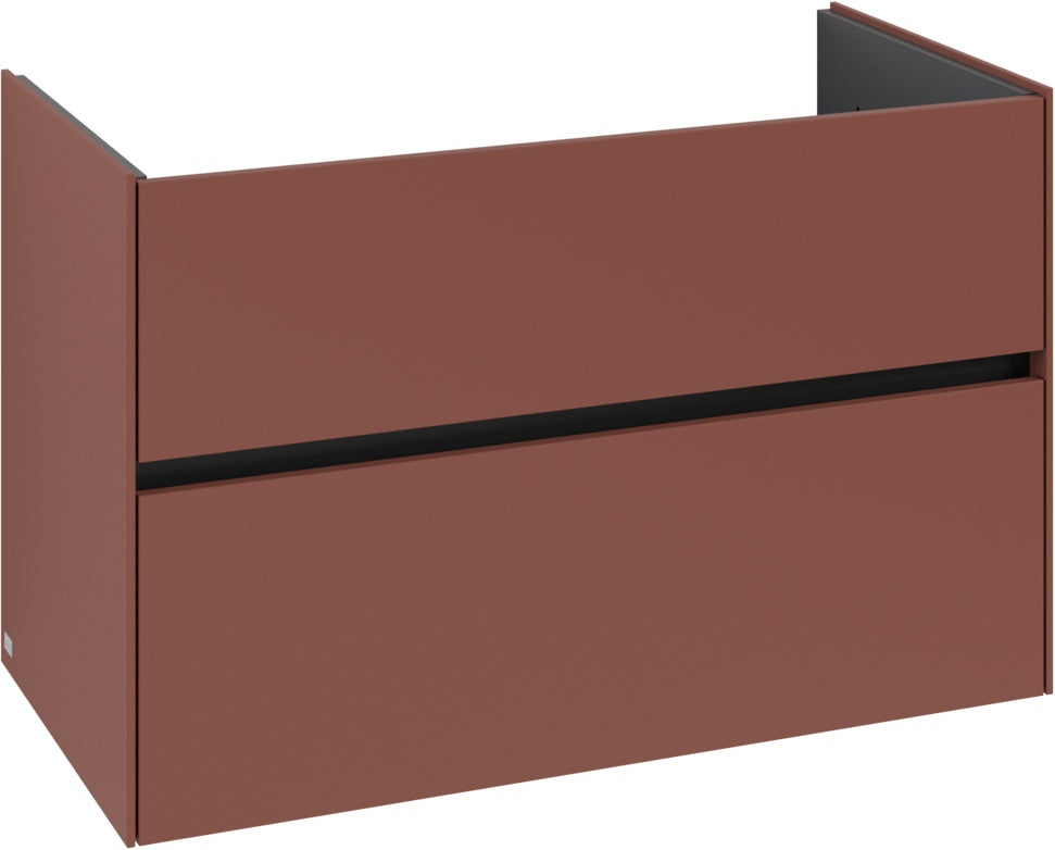 Villeroy & Boch Collaro Waschbeckenunterschrank 961 mm White Oak – 2 Auszüge, SoftClosing