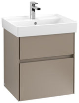 Villeroy & Boch Collaro Waschtischunterschrank 510 mm White Wood mit LED-Beleuchtung und 2 Auszügen