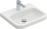 Villeroy & Boch Architectura Wandwaschbecken 550x470 mm Weiß Alpin – Rechteckiges Design mit Überlauf