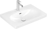 Villeroy & Boch Wandwaschbecken Skyla 650 mm Stone White CeramicPlus – Matt, rechteckig, mit Überlauf