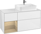 weiß / Mitteldichte Faserplatte (MDF) / G141P C 1200x603x501mm Glossy White