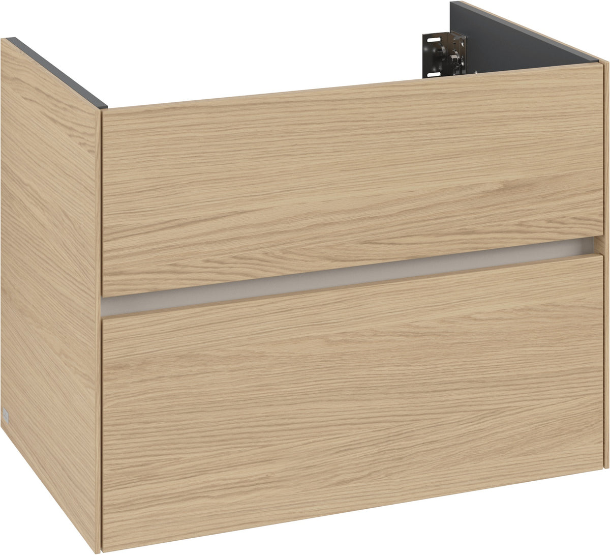 Villeroy & Boch Waschbeckenunterschrank Collaro C13800 White Oak – 796 mm, 2 Auszüge, SoftClosing