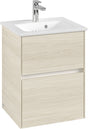 Villeroy & Boch Waschbeckenunterschrank Collaro C141 White Oak 472 mm mit SoftClosing