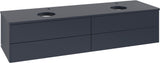 Villeroy & Boch Waschtischunterschrank Antao 1600 mm anthrazit matt mit 4 Auszügen und Beleuchtung