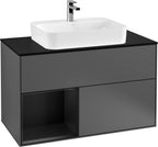 anthrazit / Mitteldichte Faserplatte (MDF) / G362P D