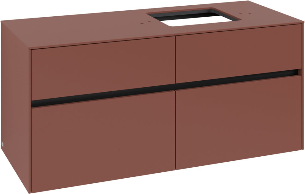 Villeroy & Boch Waschtischunterschrank Collaro C130 B0 1200 mm White Oak mit Beleuchtung