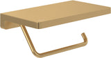 Villeroy & Boch Elements Striking WC-Papierhalter mit Ablage, Chrom, 200 x 110 x 79 mm