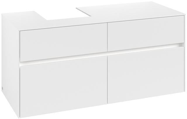 Villeroy & Boch Waschbeckenunterschrank Collaro C098B0 1200 mm White Matt mit Beleuchtung