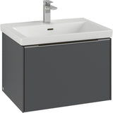 Villeroy & Boch Subway 3.0 Waschtischunterschrank C57500, 622 mm, Brilliant White, mit SoftClosing-Auszug
