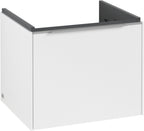 weiß / aluminium glänzend / Eckig Pure