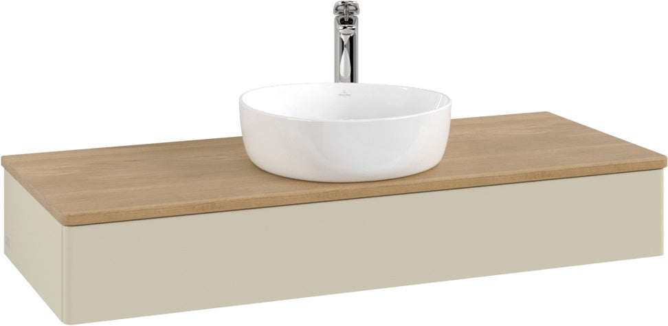 Villeroy & Boch Waschtischunterschrank Antao 1200 mm Anthrazit Matt mit LED-Auszugsbeleuchtung
