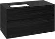 Villeroy & Boch Waschtischunterschrank Collaro C110 B0 1000 mm Black Oak mit LED-Beleuchtung