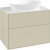 Villeroy & Boch Finion Waschtischunterschrank 800 mm Glossy White Lacquer – 2 Auszüge mit SoftClosing