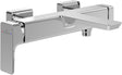 Villeroy & Boch Subway 3.0 Einhebel-Badewannenarmatur TVT112002000 eckig Chrom Wandmontage
