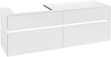 Villeroy & Boch Waschbeckenunterschrank Collaro C022 B0 1600x548x500mm Glossy White mit Beleuchtung und SoftClosing