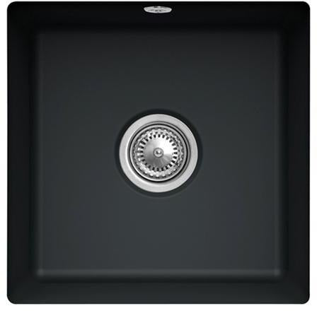 Villeroy & Boch Subway 50 SU Unterbauspüle 440x440 mm Keramik Ebony CeramicPlus