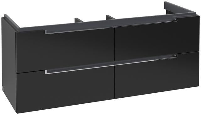 Villeroy & Boch SUBWAY 2.0 Waschtischunterschrank 1287 mm Glossy White mit 4 Auszügen