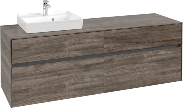 Villeroy & Boch Waschtischunterschrank Collaro C07800 Stone Oak 1600 mm mit 4 Auszügen
