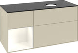 Villeroy & Boch Waschtischunterschrank Finion FA42G 1200 mm Glossy White Lacquer mit Beleuchtung