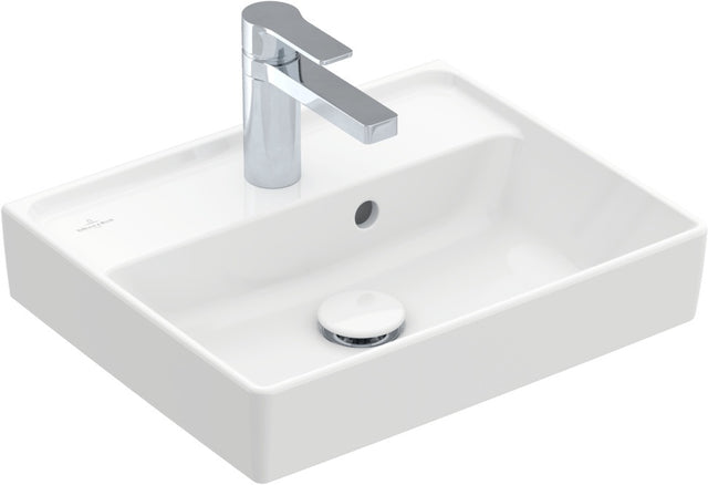 Villeroy & Boch Handwaschbecken Collaro 450x370mm Rechteck Weiß Alpin TitanCeram