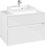 Villeroy & Boch Waschtischunterschrank Collaro C069 Glossy White 800 mm mit SoftClosing