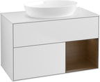 weiß / Mitteldichte Faserplatte (MDF) / FA21G N 1000x603x501mm White Matt