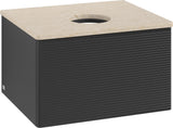 Villeroy & Boch Antao Waschtischunterschrank 600 mm Anthracite Matt – Wandmontage, 1 Auszug, SoftClosing