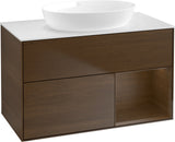 Villeroy & Boch Finion Waschtischunterschrank FA21GFGF 1000 mm Glossy White Lacquer