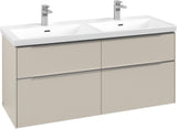 Villeroy & Boch Waschtischunterschrank Subway 3.0 C 568L0 1272 mm Brilliant White mit LED