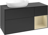 Villeroy & Boch Finion Waschtischunterschrank 1200 mm Glossy White Lacquer mit LED-Beleuchtung