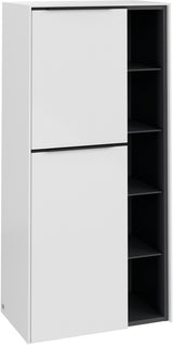 Villeroy & Boch Subway 3.0 Mittelschrank C59801, 574 mm, Brilliant White, Soft-Close, 2 Türen