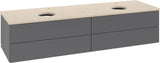 Villeroy & Boch Antao Waschtischunterschrank 1600 mm Anthrazit Matt mit LED-Beleuchtung