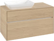Villeroy & Boch Waschbeckenunterschrank Collaro C110 B0 Nordic Oak 1000 mm mit Beleuchtung