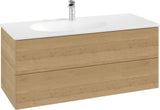 Villeroy & Boch Antao Waschtischunterschrank 1188 mm Glossy White Lacquer mit Beleuchtung