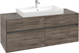 Villeroy & Boch Waschtischunterschrank Collaro C08800 1400 mm Stone Oak mit 4 Auszügen