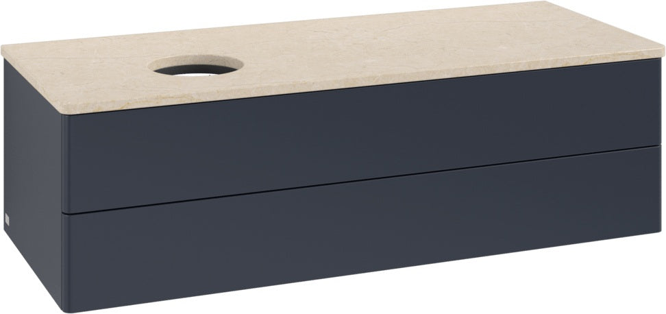 Villeroy & Boch Antao Waschtischunterschrank 1200 mm Midnight Blue mit LED-Auszugsbeleuchtung