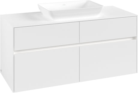 Villeroy & Boch Waschtischunterschrank Collaro C112 B0 1200 mm White Matt mit Beleuchtung