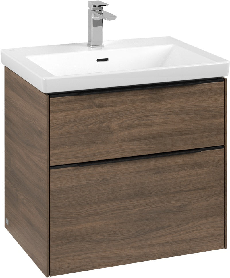 Villeroy & Boch Waschtischunterschrank Subway 3.0 C 576L0 Brilliant White mit LED-Beleuchtung