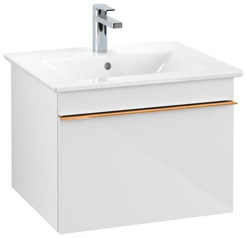 Villeroy & Boch Venticello Waschbeckenunterschrank 553 mm Glossy White – Wandhängend mit Auszug